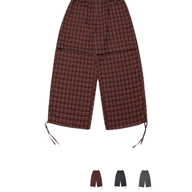 mjd x-mas 파자마 팬츠 레드