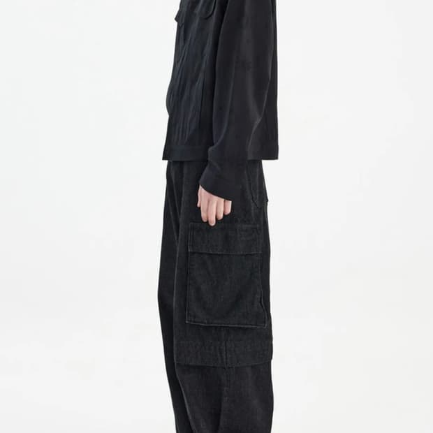 Youth. Cargo Denim Pants