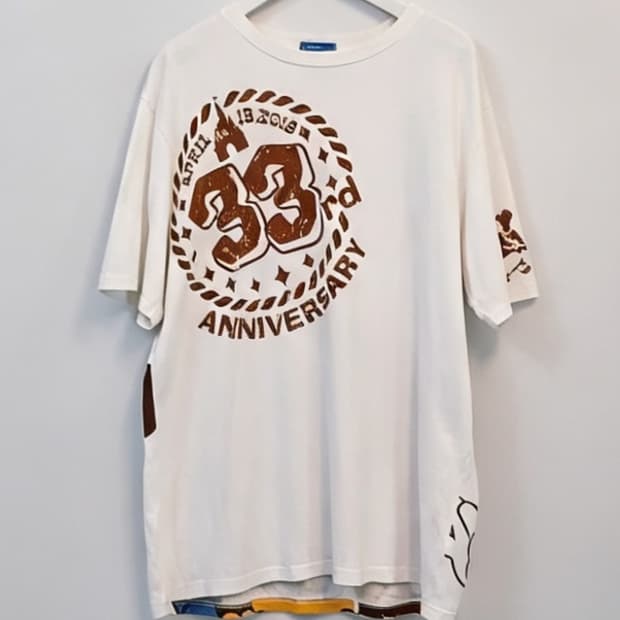 도쿄 디즈니 리조트 33주년 기념 한정 티셔츠 LL