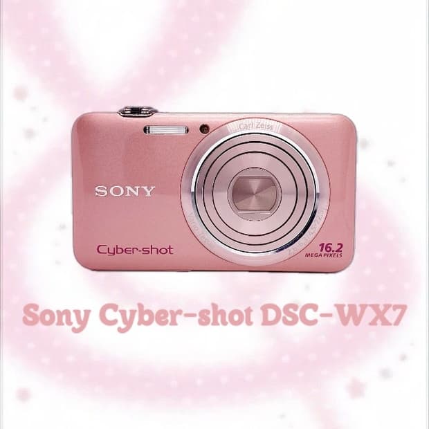 [희귀🌸/작례O] 소니 사이버샷 DSC-WX7 핑크 빈티지 디지털 카메