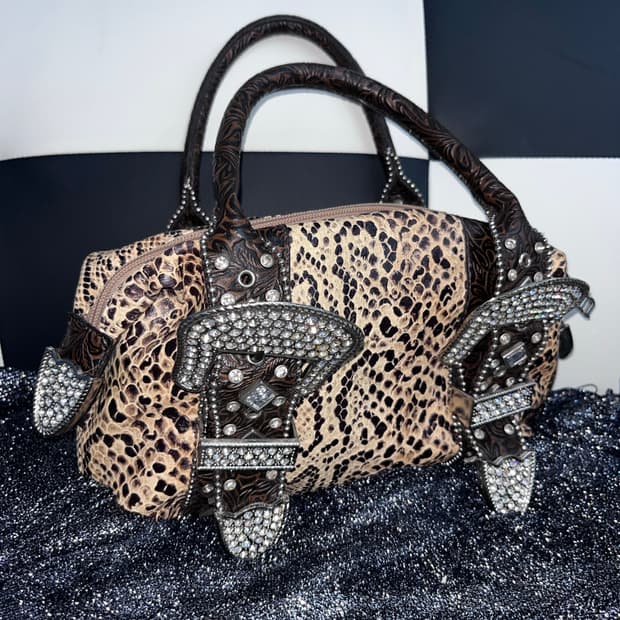 웨스턴 파이톤 핸드백