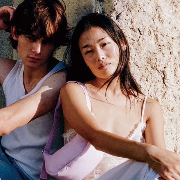 글로니 x 레스포삭 미니 호보백 핑크 새상품