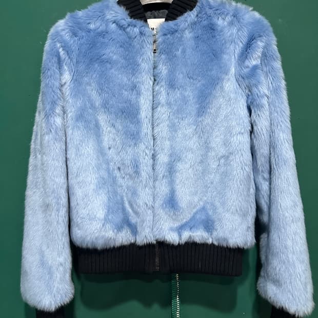 MSGM 여성 크롭 퍼자켓