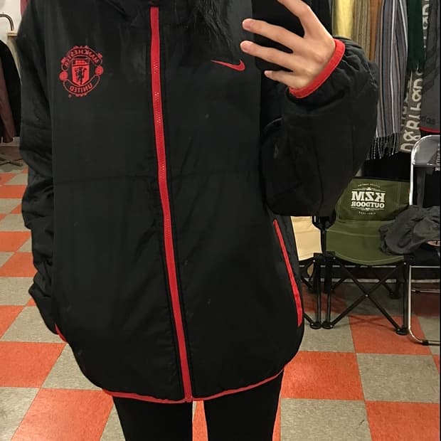 나이키 맨유 양면후디자켓