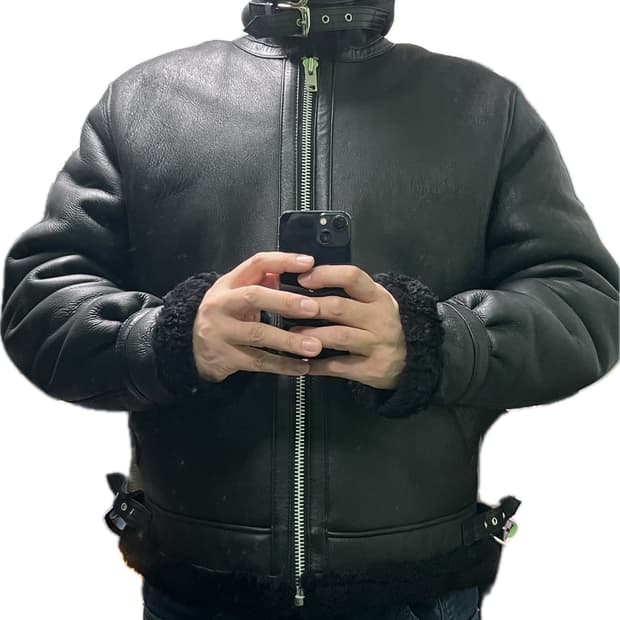 [105-110] B-3 무스탕 남자 리얼레더 자켓 폭격기 무톤자켓