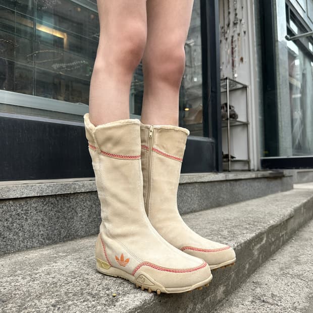 00s 레어 스웨이드 아디다스 샌드 부츠