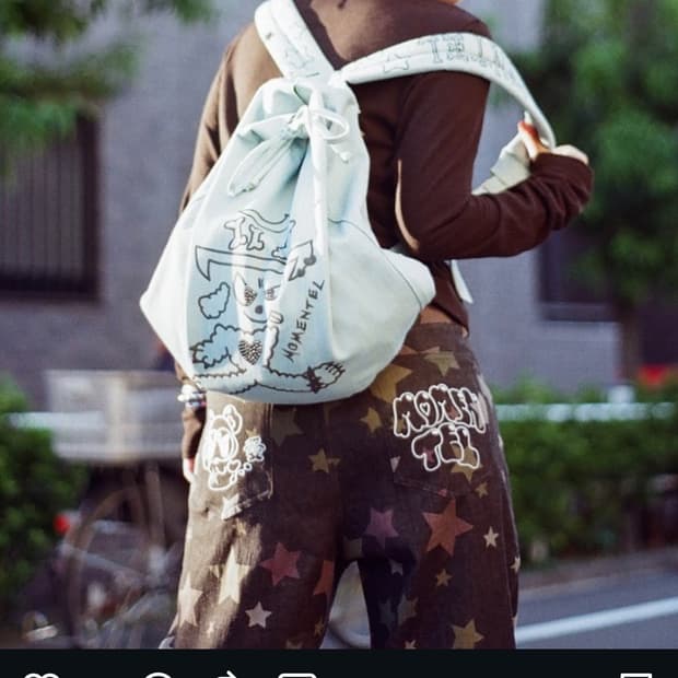 Momentel 모멘텔 데님 백팩