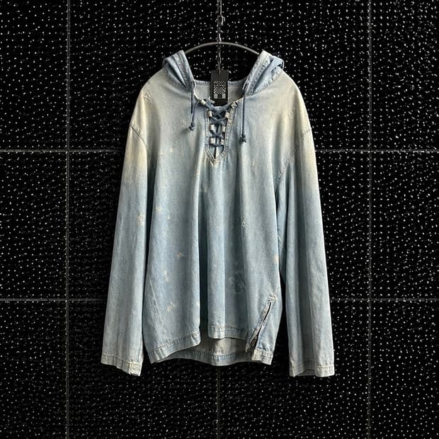 생로랑 19SS 튜닉데님 후드