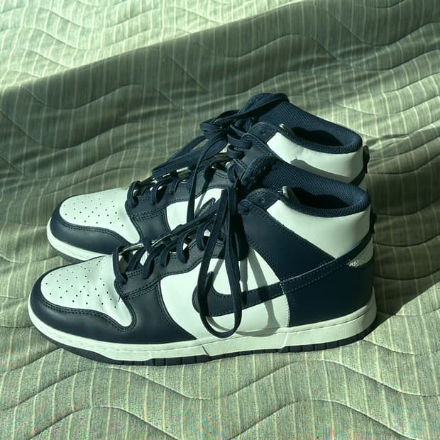 나이키 덩크 하이 챔피언쉽 네이비 280