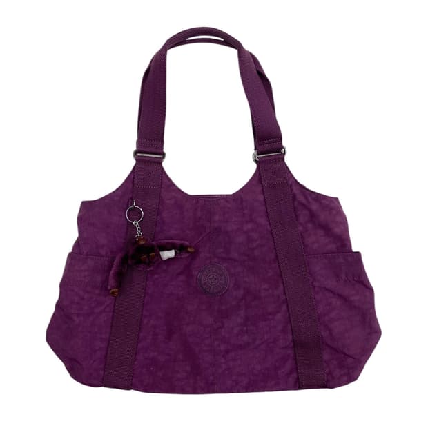 키플링 y2k 퍼플 보부상 숄더