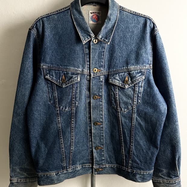  Bobson Sensitive Denim Trucker Jacket