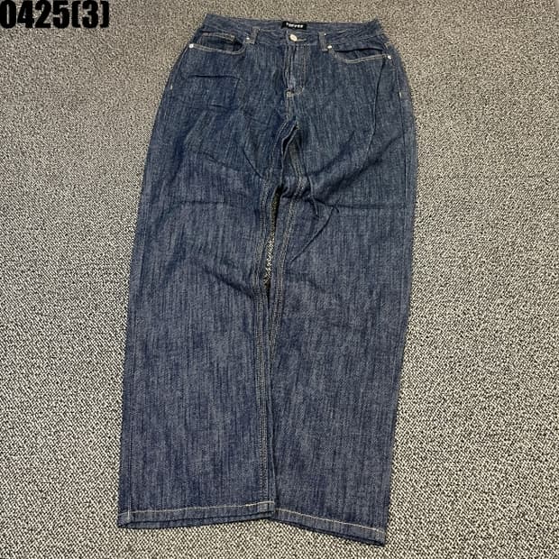 토피 생지 데님 팬츠