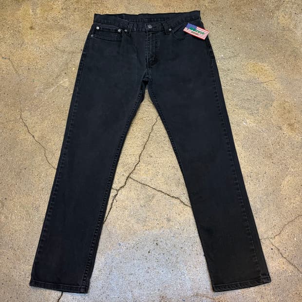 00s 미국 빈티지 리바이스 511 블랙진 약스판 청바지