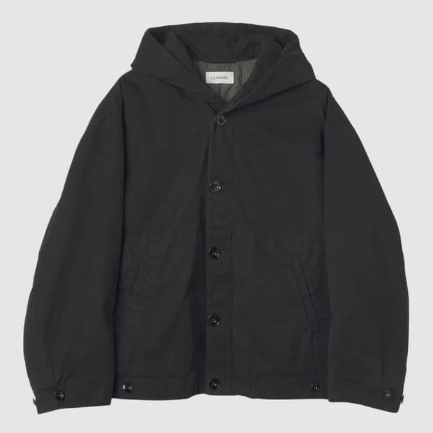 르메르 22FW 후드 블루종 블랙