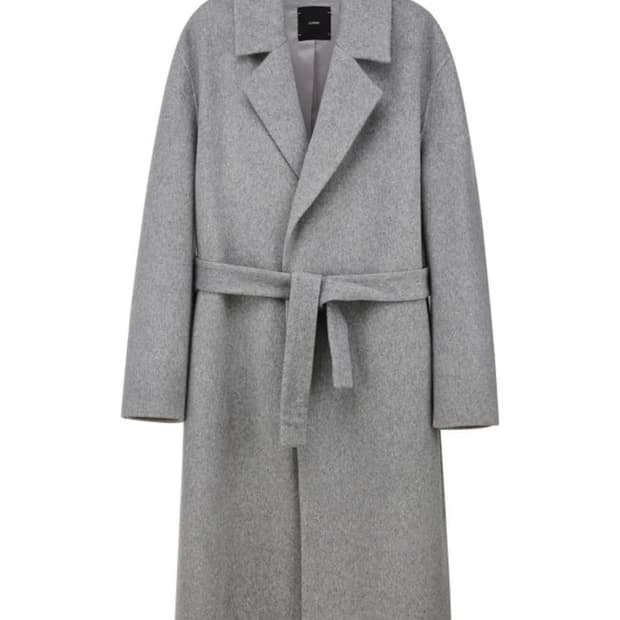 [새상품]일꼬르소 핸드메이드 캐시미어 로브코트