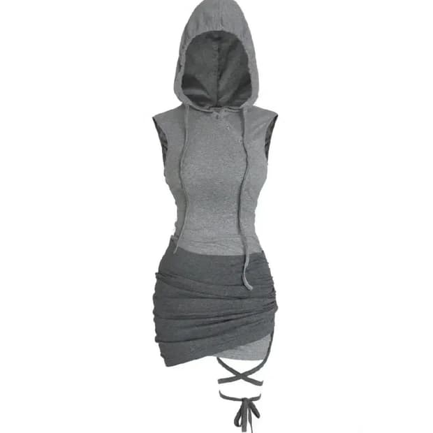 비엔프롬 랩후디 원피스