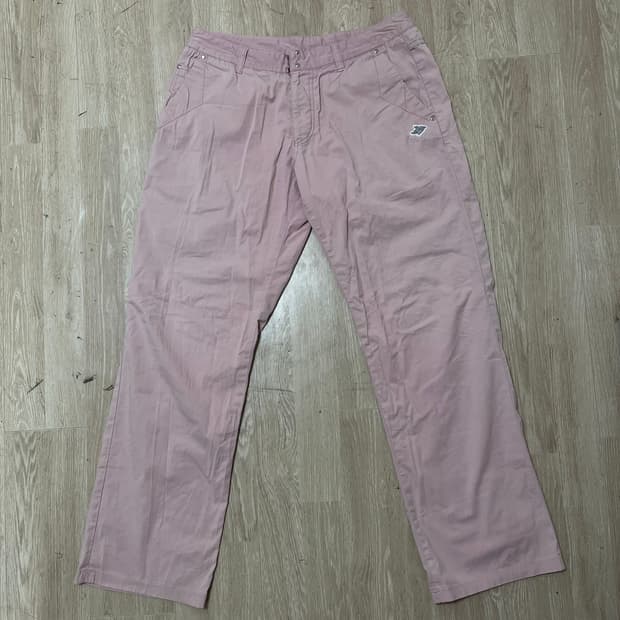 파리게이츠 자수 와펜 코튼 로고 골프 팬츠 5사이즈