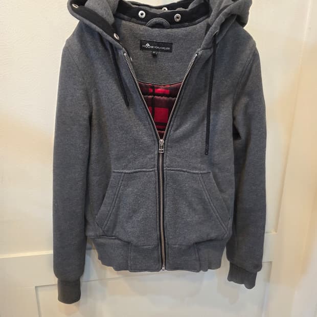 무스너클 후드집업 그레이 S사이즈