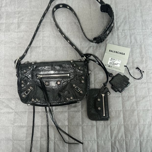 [XS] 발렌시아가 램스킨 르카골 플랩백