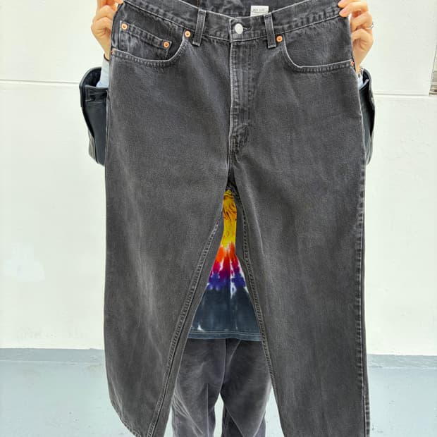 90s 리바이스 550 흑청