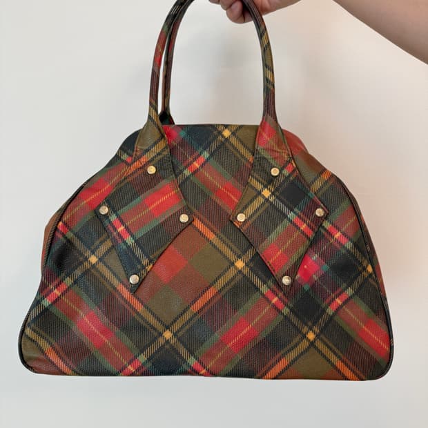 비비안웨스트우드 타탄 종가방
