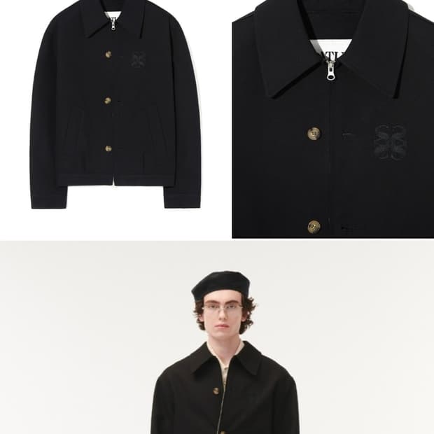 세터 테오 프리미엄 옥스퍼드 프렌치 워크 자켓 블랙 XL