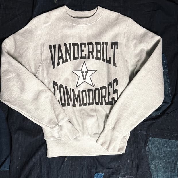 00's 챔피온 리버스위브 밴더빌트 코모도스 스웻셔츠 XS