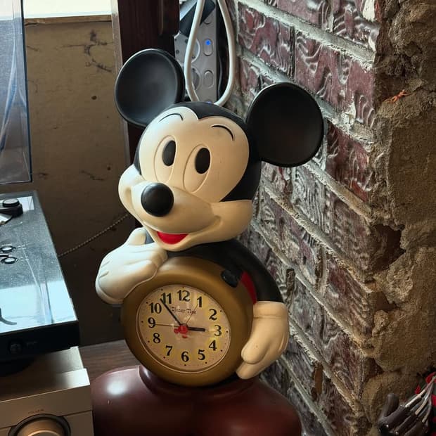  미키마우스 빈티지 사운드 시계