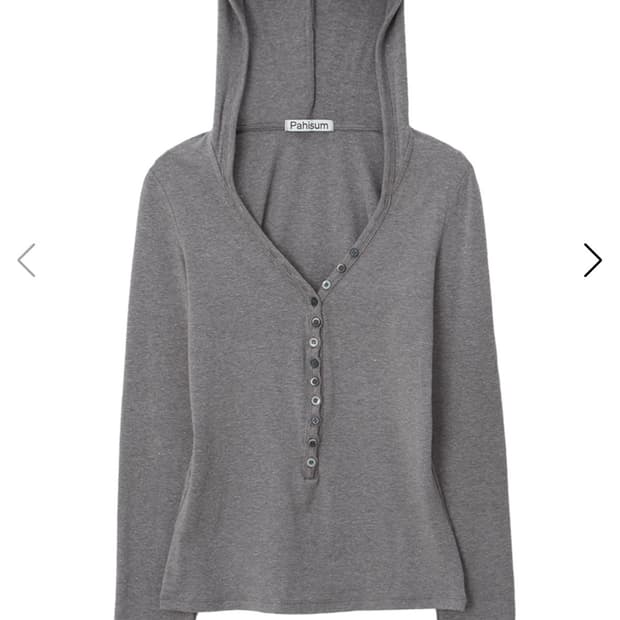 파히섬 텐스댄스 BUTTON T-SHIRT_GRAY