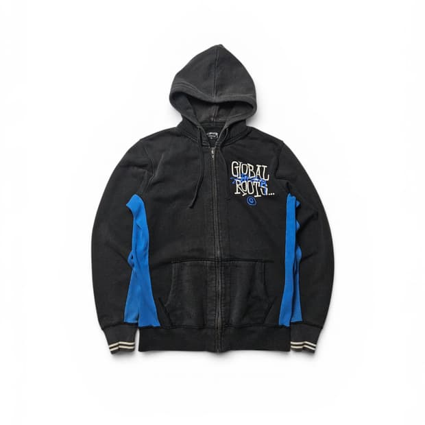 2000's 스투시 Stussy 블루 후드집업 L 