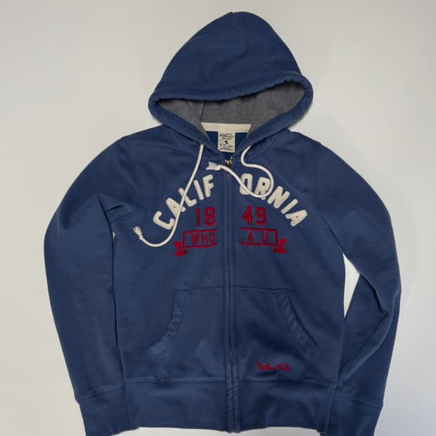 여성 후아유 스펠아웃 기모 후드집업 S