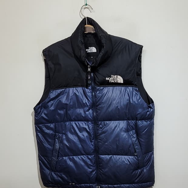 (100) 노스페이스 눕시 패딩조끼 투톤 거위털 700 구스다운 베스트 