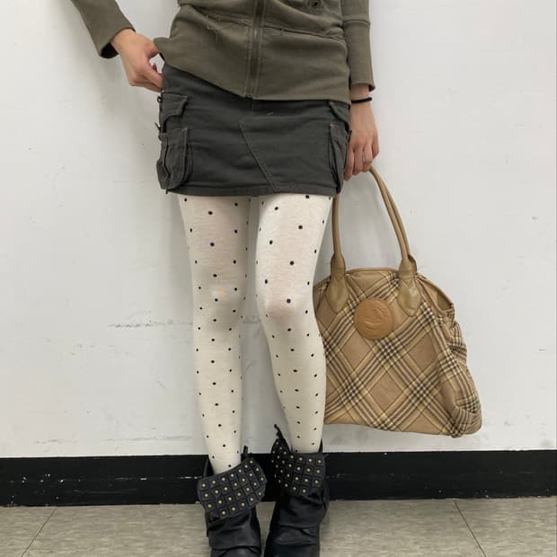 (Hotchkiss)Y2K Deep Khaki Leopard Detail