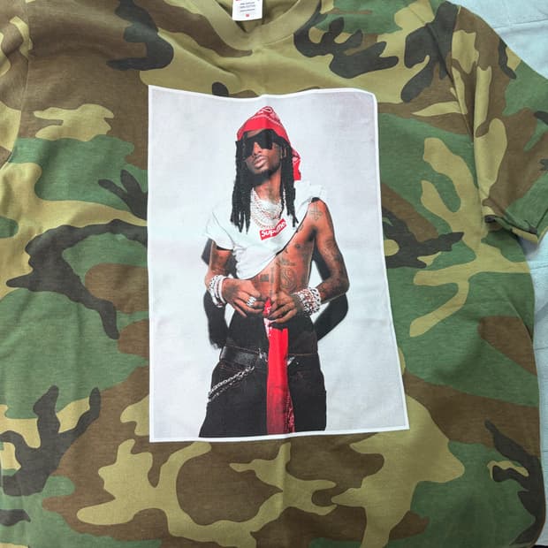 슈프림 카티 카모 반팔