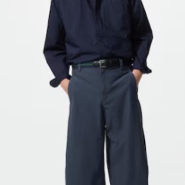 [3XL] 유니클로 저지배럴레그팬츠 베이지 (다리길이 70-72cm)