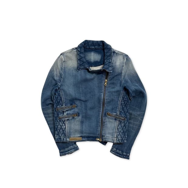 빈티지 크롭데님 자켓 