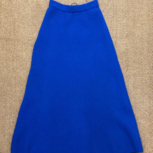 Auralee French Merino Rib Knit Skirt