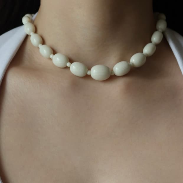 ivory beads necklace