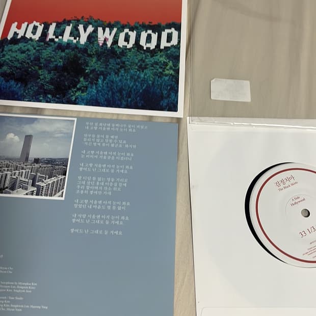검정치마 할리우드 lp