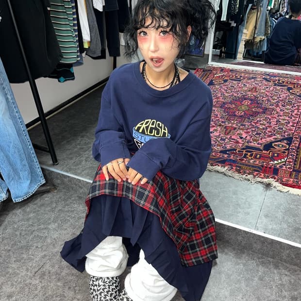 Stussy Logo Printing L/S