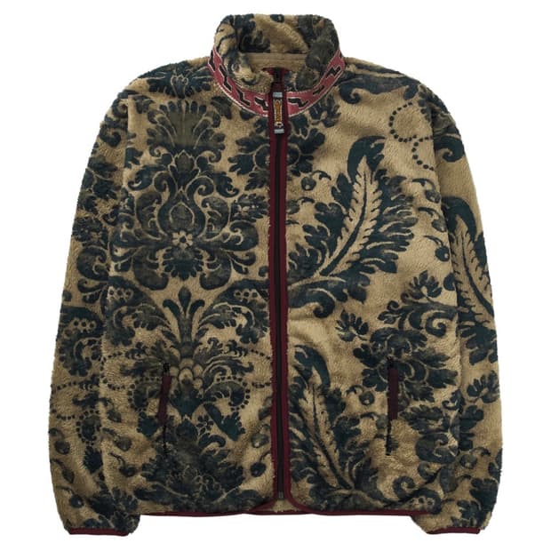 캐피탈 다마스크 패턴 마리아 플리스 베이지 5