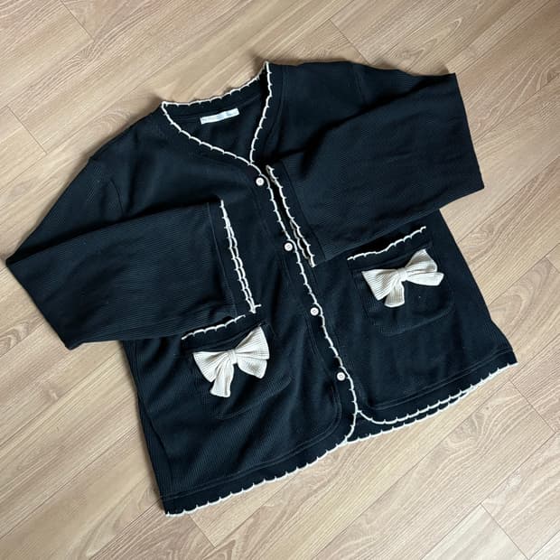 gukoo 일본 빈티지 와플 가디건