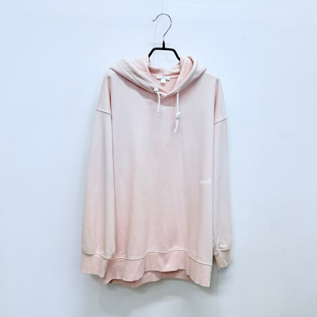 COS 연핑크색 후드티  