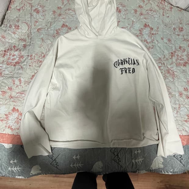 알프레드 후드티 화이트 S