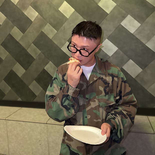US Army 우드랜드 카모 셔츠 (L)  