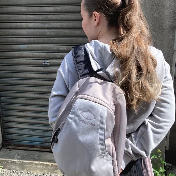 미스치프 롬버스 백팩 핑크그레이 (오늘만 이가격)