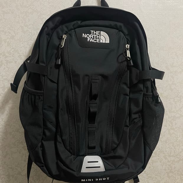 노스페이스 미니샷 백팩 블랙