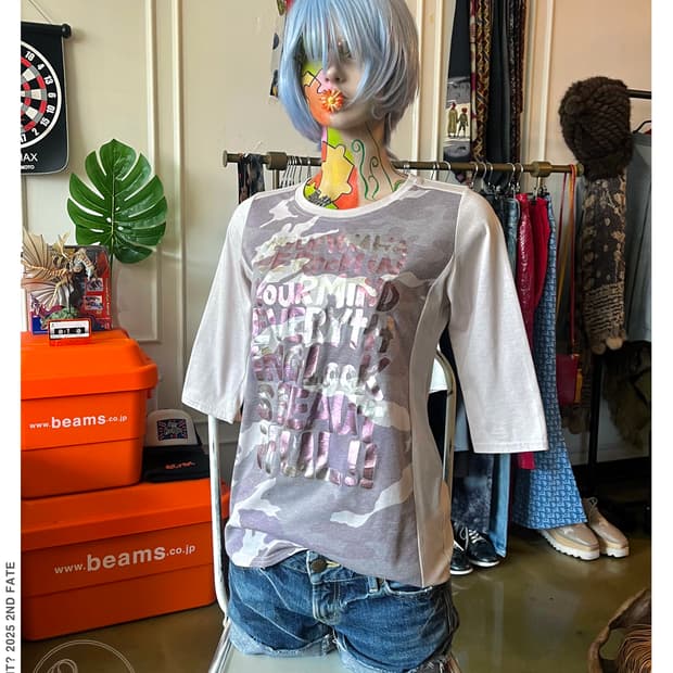 Japanese Vintage Y2K Half Sleeve T-Shirt