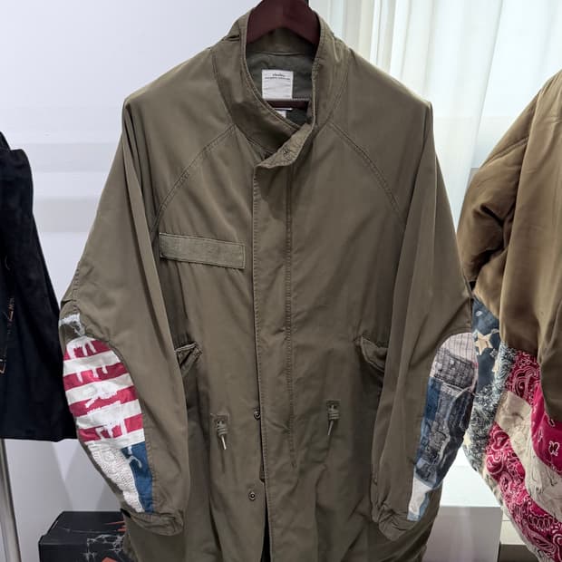 2) 19aw 비즈빔 콜라쥬 피쉬테일 올리브