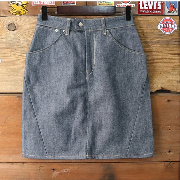 일본판 00S LEVIS 리바이스 엔지니어드 진 짧은 스커트
S